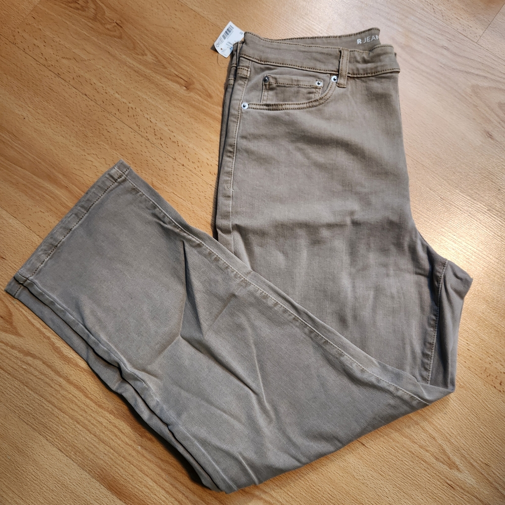 women's Beige Straight-Leg Jeans Reitman's